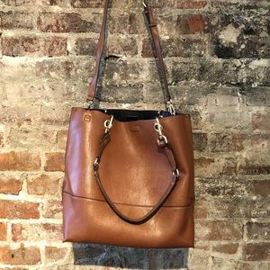 Calvin Klein Reversible Leather Tote